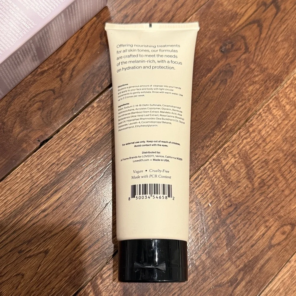 NEW 6oz Loved01 Face & Body Exfoliating Cleanser, John Legend Skincare